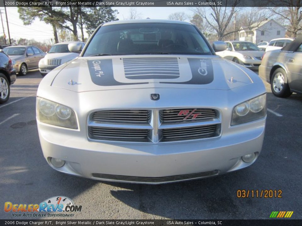 2006 Dodge Charger R/T Bright Silver Metallic / Dark Slate Gray/Light Graystone Photo #1