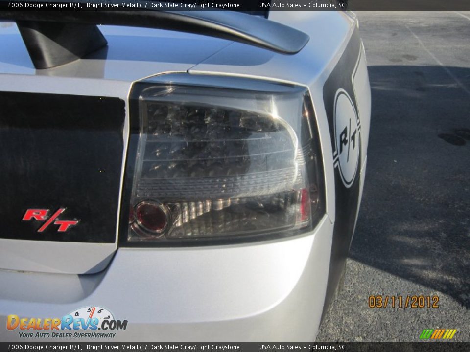 2006 Dodge Charger R/T Bright Silver Metallic / Dark Slate Gray/Light Graystone Photo #9