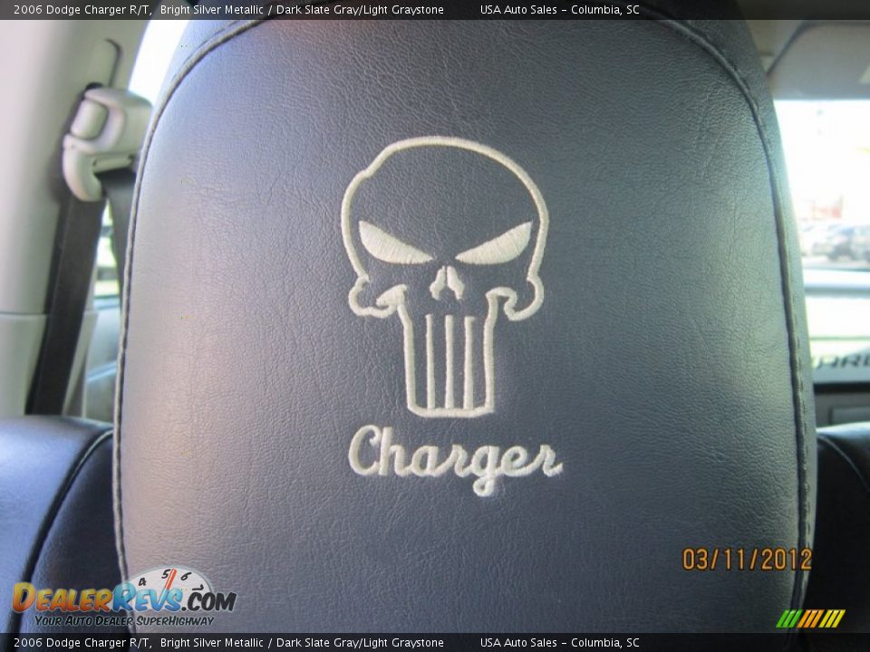 2006 Dodge Charger R/T Bright Silver Metallic / Dark Slate Gray/Light Graystone Photo #17