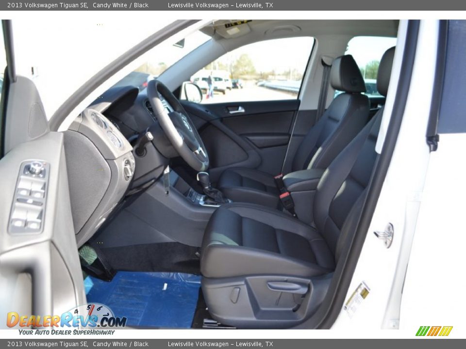 2013 Volkswagen Tiguan SE Candy White / Black Photo #3