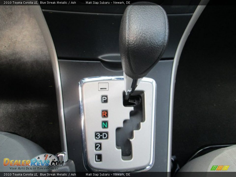 2010 Toyota Corolla LE Blue Streak Metallic / Ash Photo #24