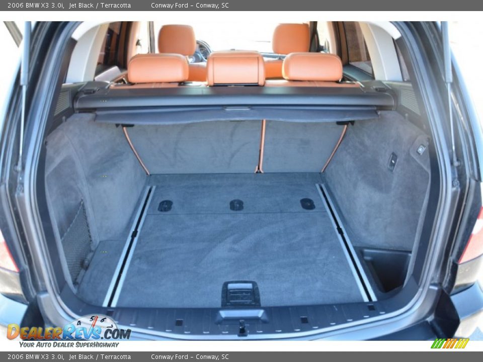 2006 BMW X3 3.0i Jet Black / Terracotta Photo #17
