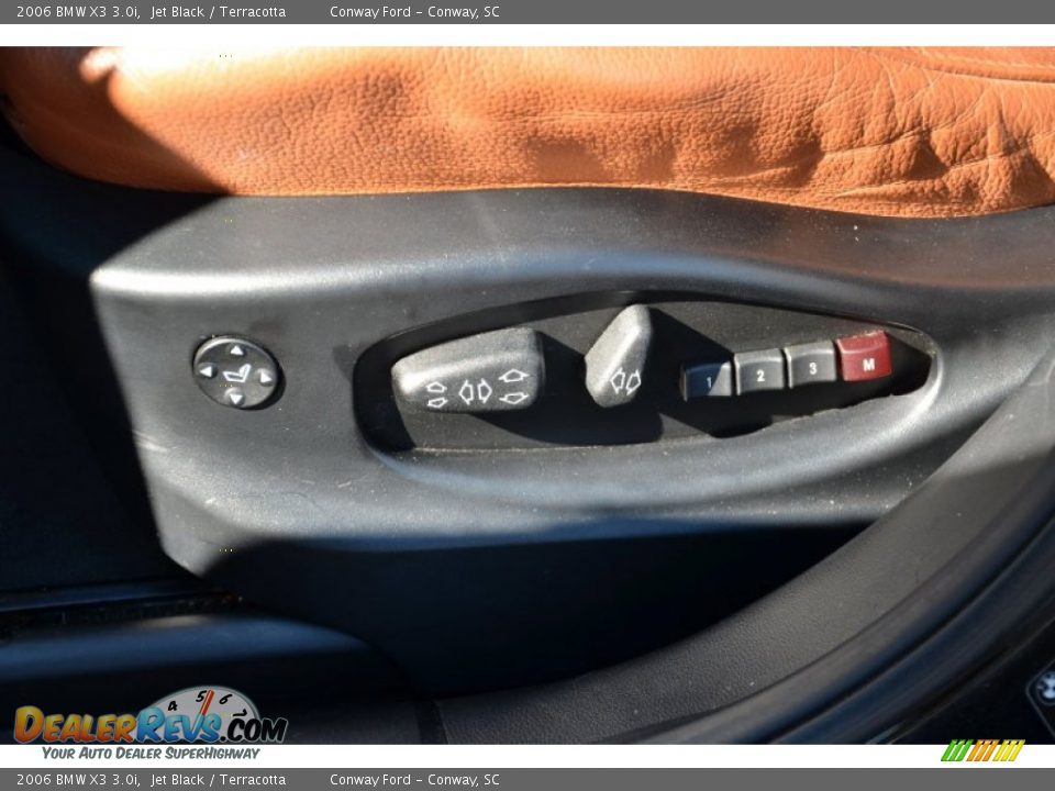 2006 BMW X3 3.0i Jet Black / Terracotta Photo #23