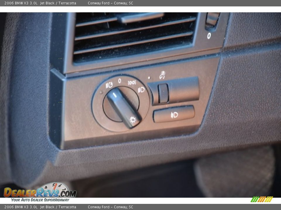 2006 BMW X3 3.0i Jet Black / Terracotta Photo #24