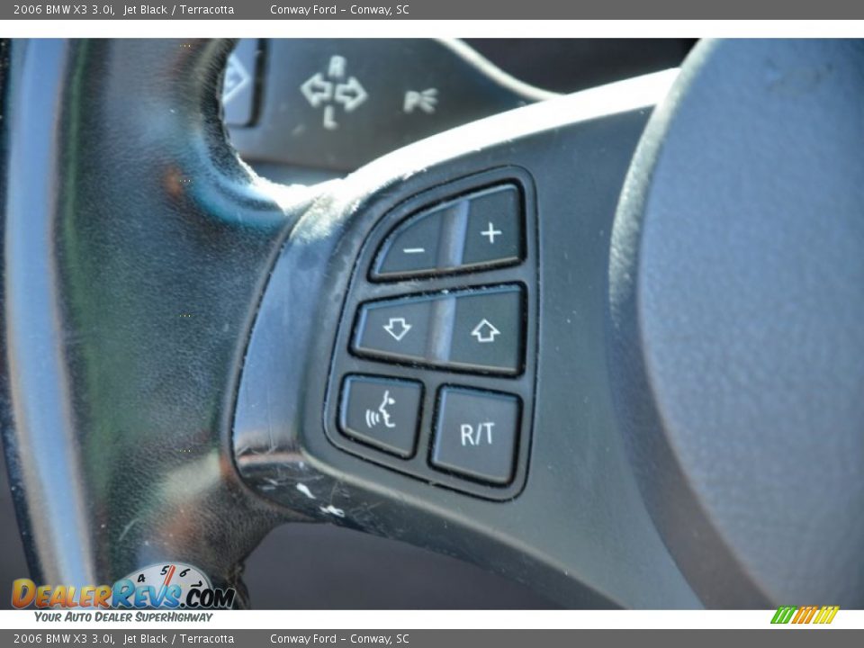 2006 BMW X3 3.0i Jet Black / Terracotta Photo #25