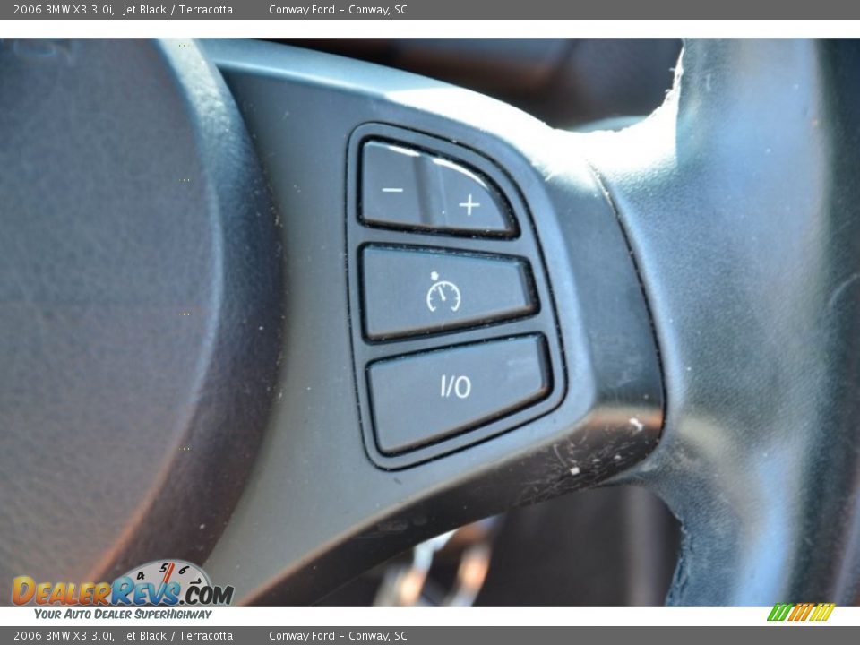 2006 BMW X3 3.0i Jet Black / Terracotta Photo #26