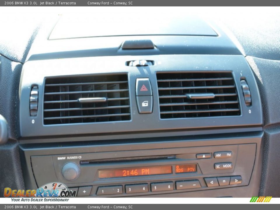 2006 BMW X3 3.0i Jet Black / Terracotta Photo #29