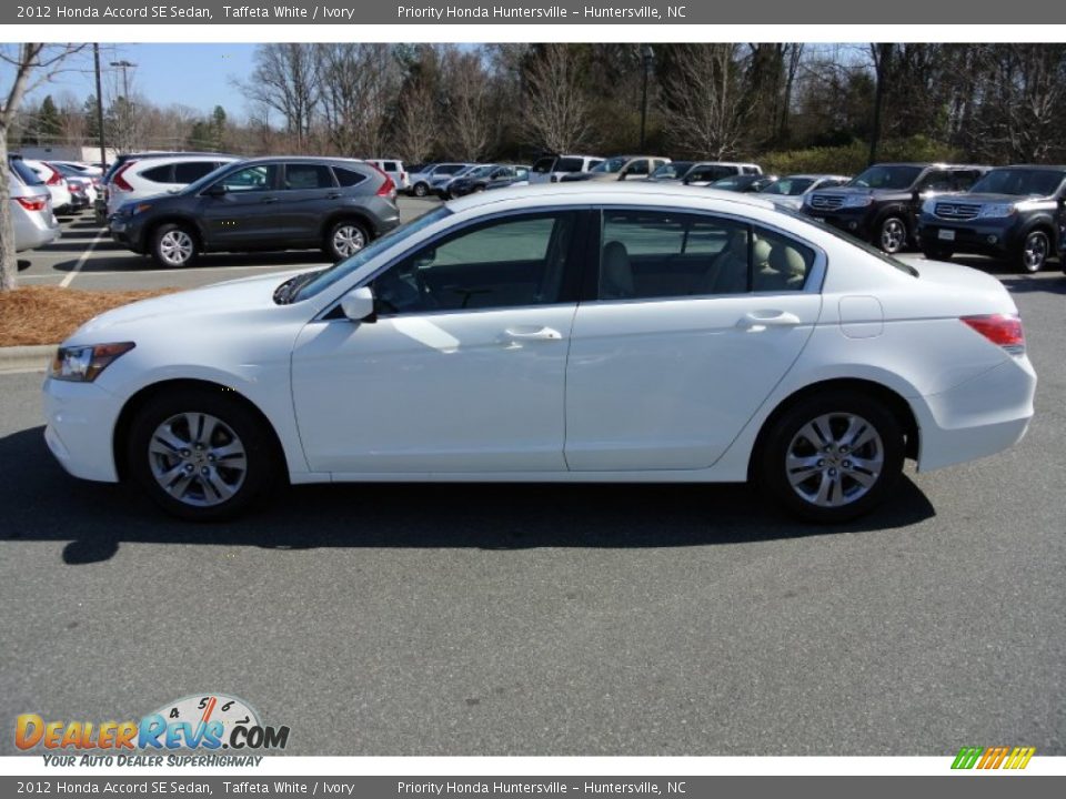 2012 Honda Accord SE Sedan Taffeta White / Ivory Photo #3