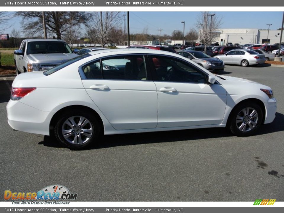 2012 Honda Accord SE Sedan Taffeta White / Ivory Photo #6
