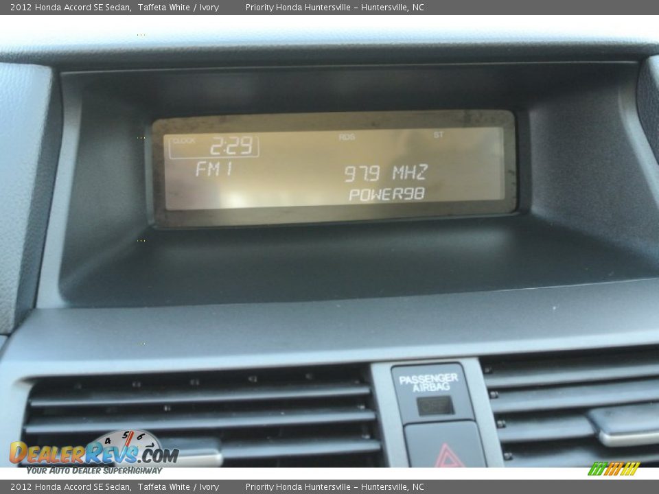 2012 Honda Accord SE Sedan Taffeta White / Ivory Photo #15