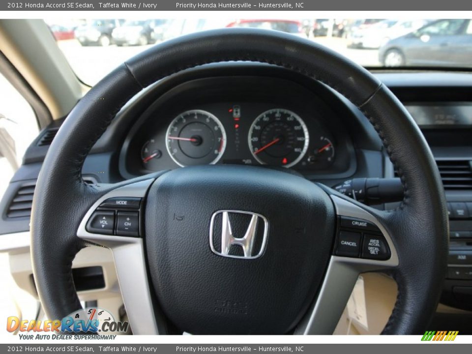 2012 Honda Accord SE Sedan Taffeta White / Ivory Photo #16