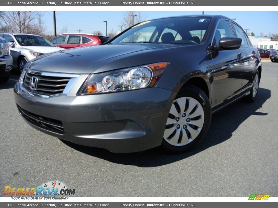 2010 Honda Accord LX Sedan Polished Metal Metallic / Black Photo #1