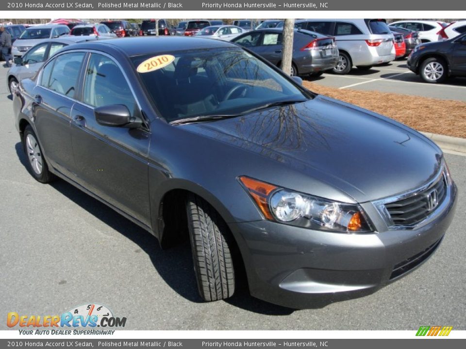 2010 Honda Accord LX Sedan Polished Metal Metallic / Black Photo #2