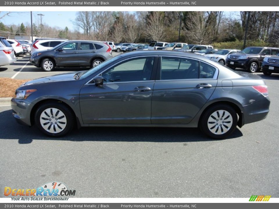 2010 Honda Accord LX Sedan Polished Metal Metallic / Black Photo #3