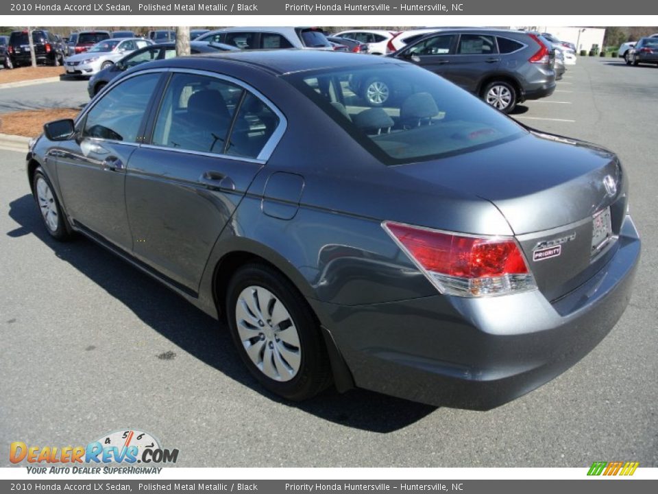 2010 Honda Accord LX Sedan Polished Metal Metallic / Black Photo #4