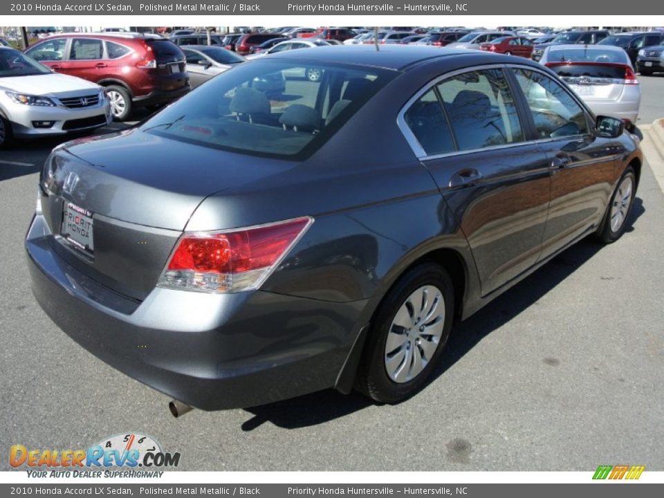 2010 Honda Accord LX Sedan Polished Metal Metallic / Black Photo #5