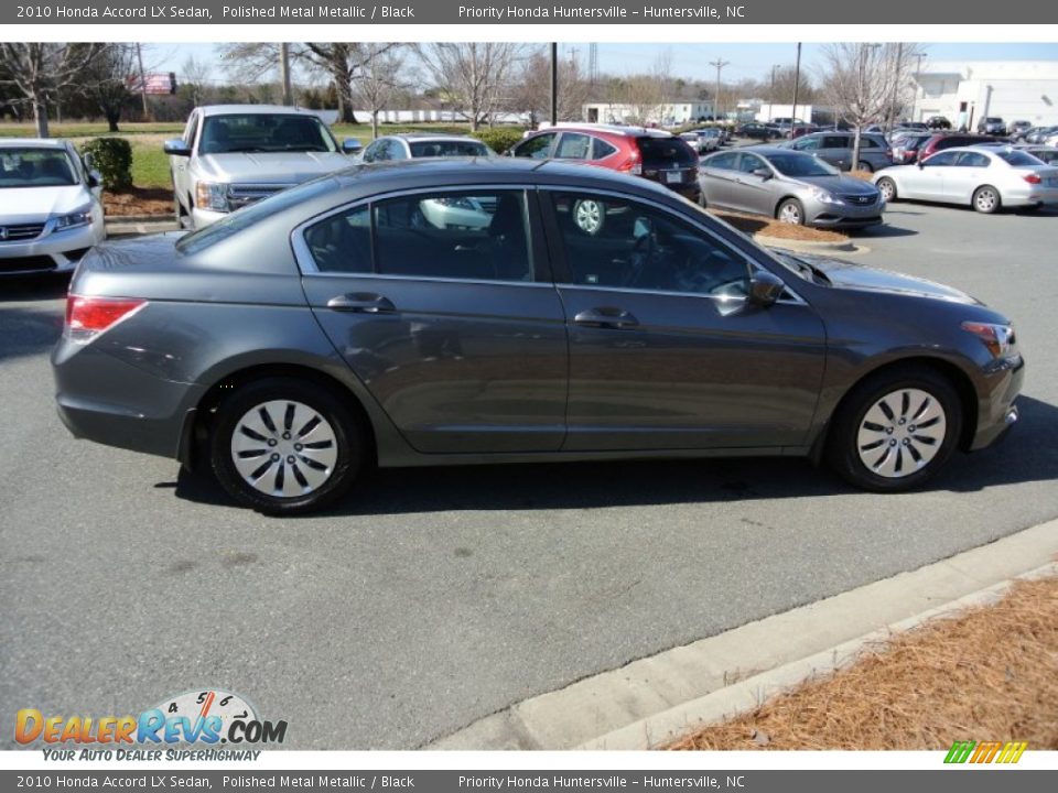 2010 Honda Accord LX Sedan Polished Metal Metallic / Black Photo #6