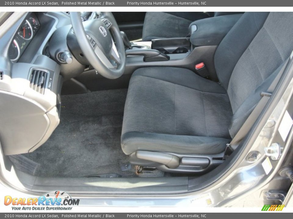 2010 Honda Accord LX Sedan Polished Metal Metallic / Black Photo #9