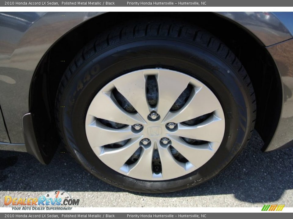 2010 Honda Accord LX Sedan Polished Metal Metallic / Black Photo #23