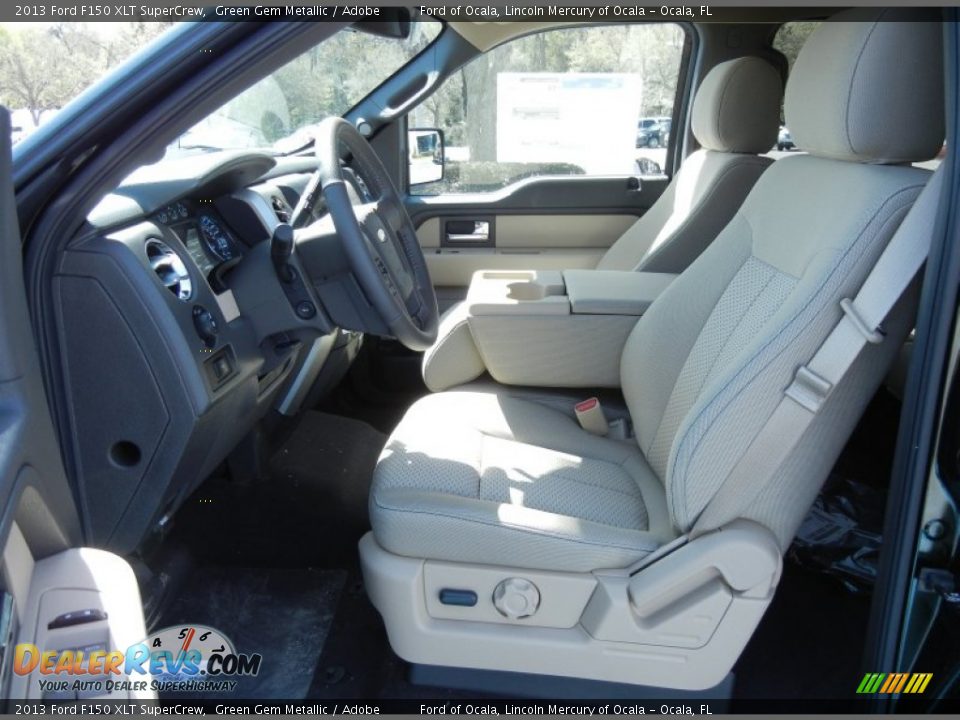 Adobe Interior - 2013 Ford F150 XLT SuperCrew Photo #6