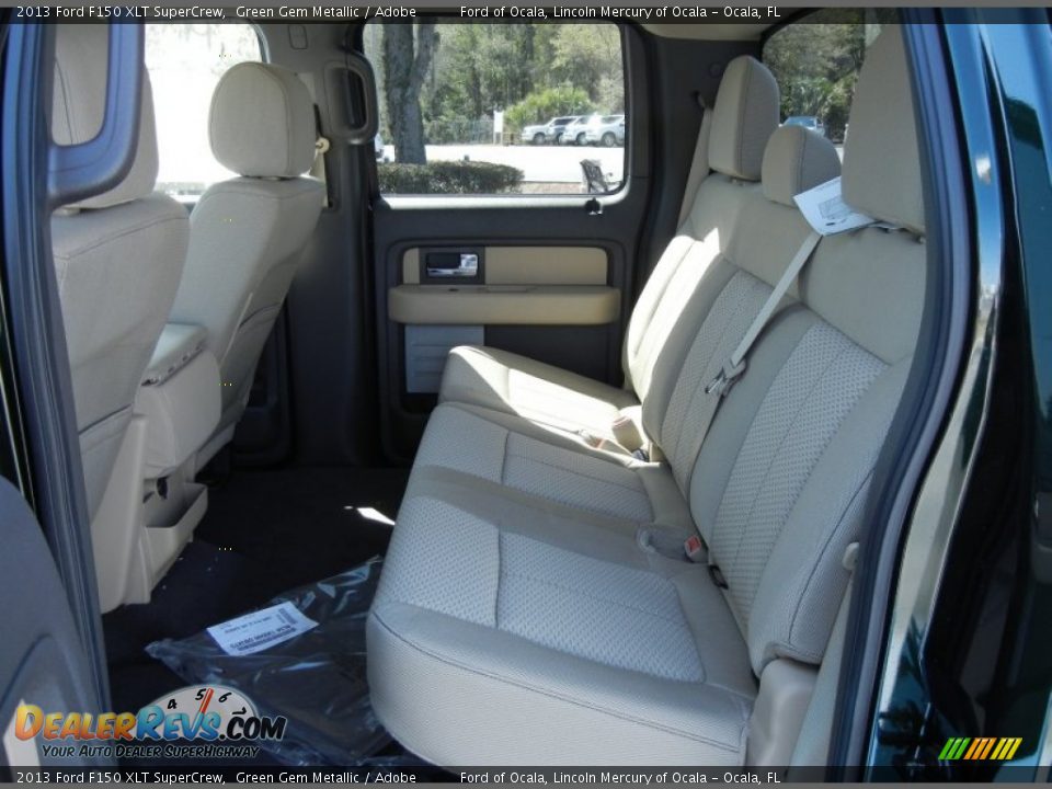 Rear Seat of 2013 Ford F150 XLT SuperCrew Photo #7