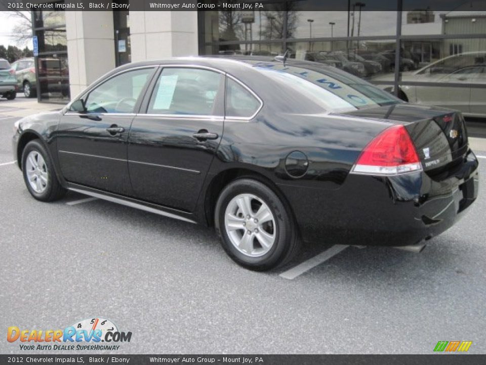 2012 Chevrolet Impala LS Black / Ebony Photo #3