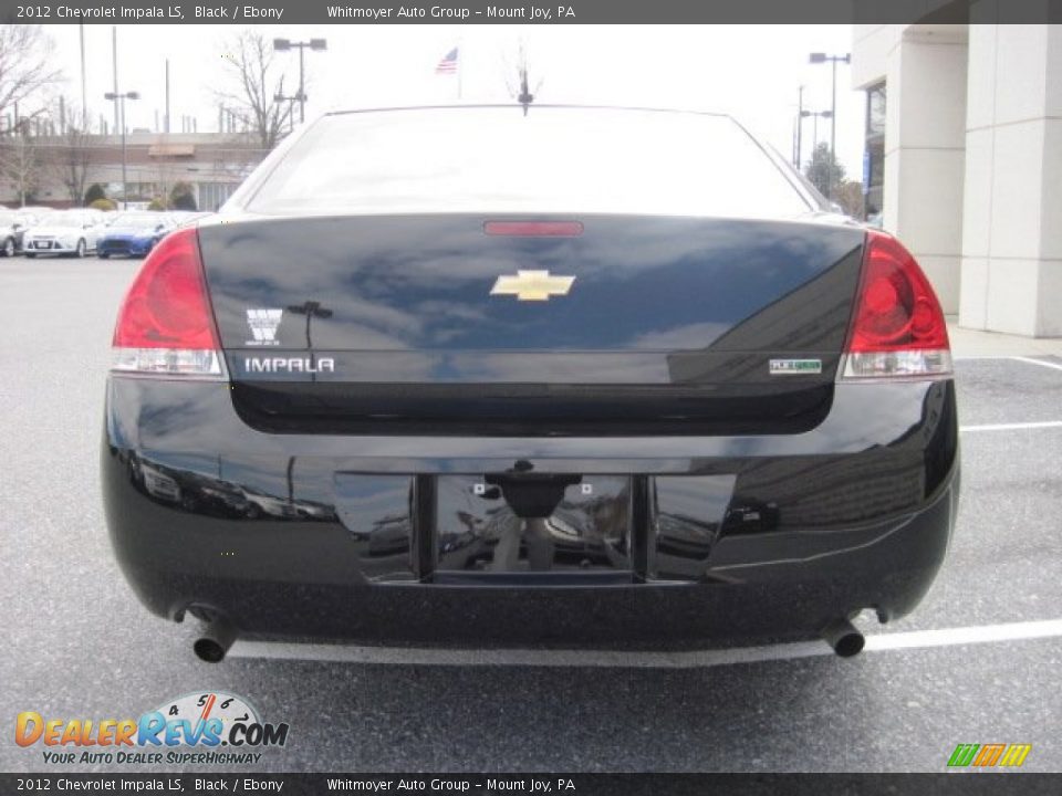 2012 Chevrolet Impala LS Black / Ebony Photo #4
