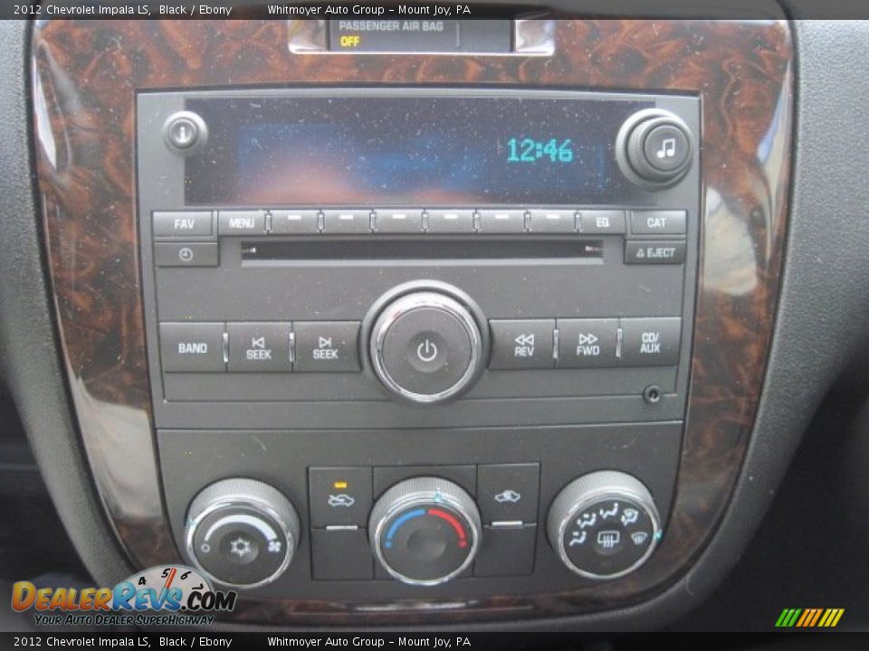 2012 Chevrolet Impala LS Black / Ebony Photo #17