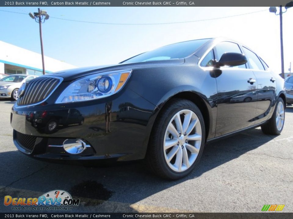 2013 Buick Verano FWD Carbon Black Metallic / Cashmere Photo #3