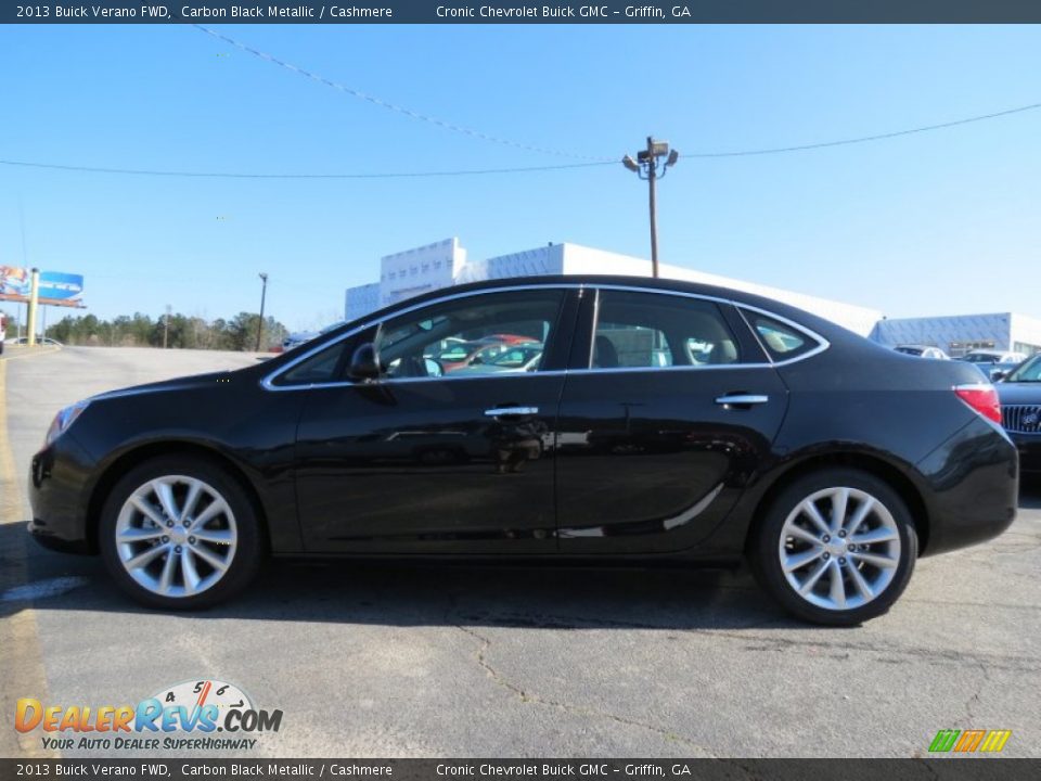 2013 Buick Verano FWD Carbon Black Metallic / Cashmere Photo #4