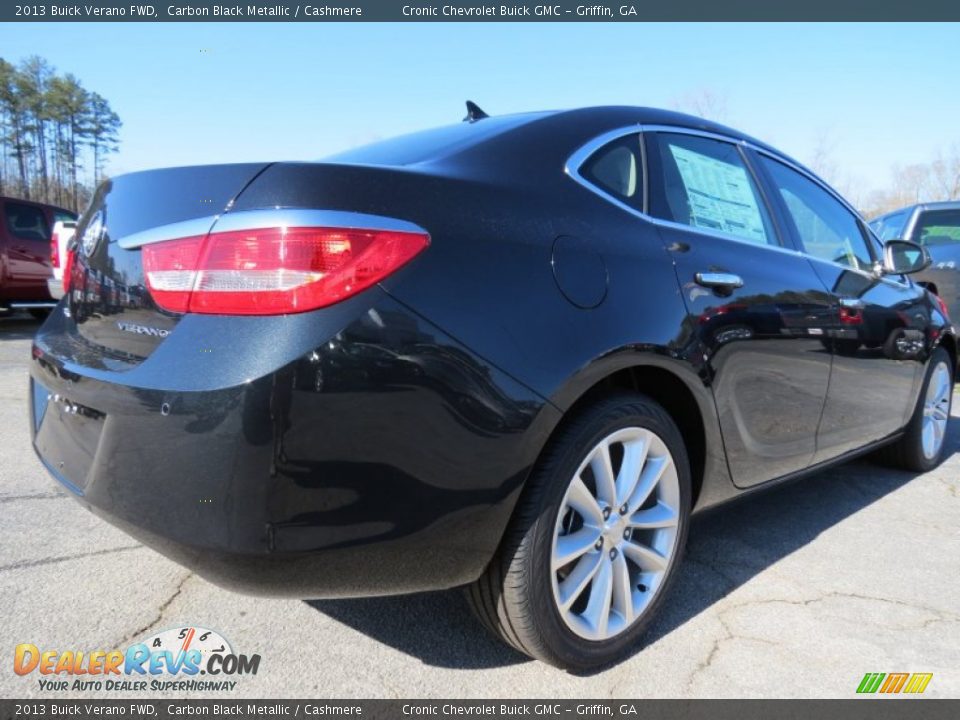 2013 Buick Verano FWD Carbon Black Metallic / Cashmere Photo #6