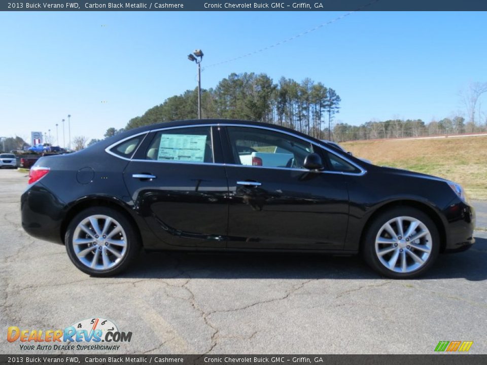 2013 Buick Verano FWD Carbon Black Metallic / Cashmere Photo #7