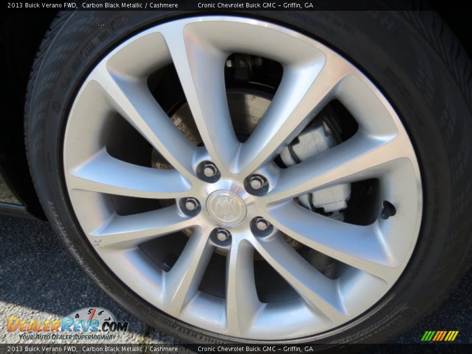 2013 Buick Verano FWD Carbon Black Metallic / Cashmere Photo #8