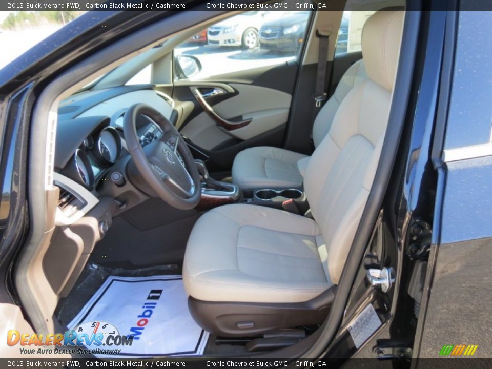 2013 Buick Verano FWD Carbon Black Metallic / Cashmere Photo #9