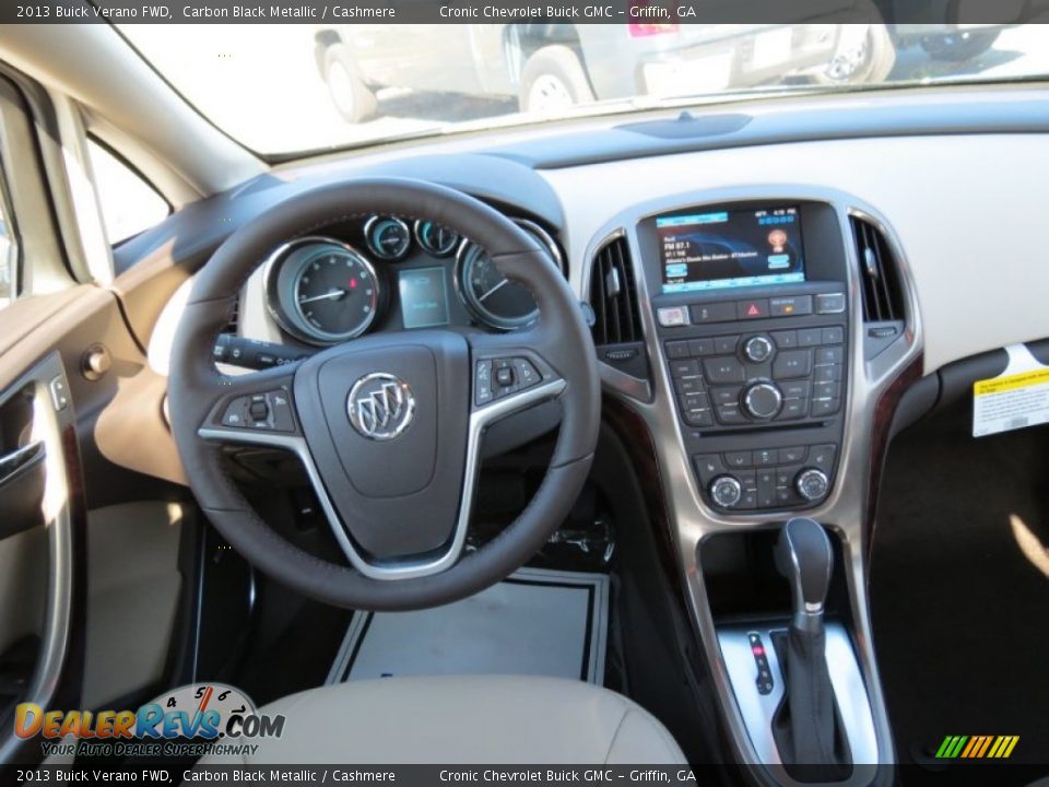 2013 Buick Verano FWD Carbon Black Metallic / Cashmere Photo #11