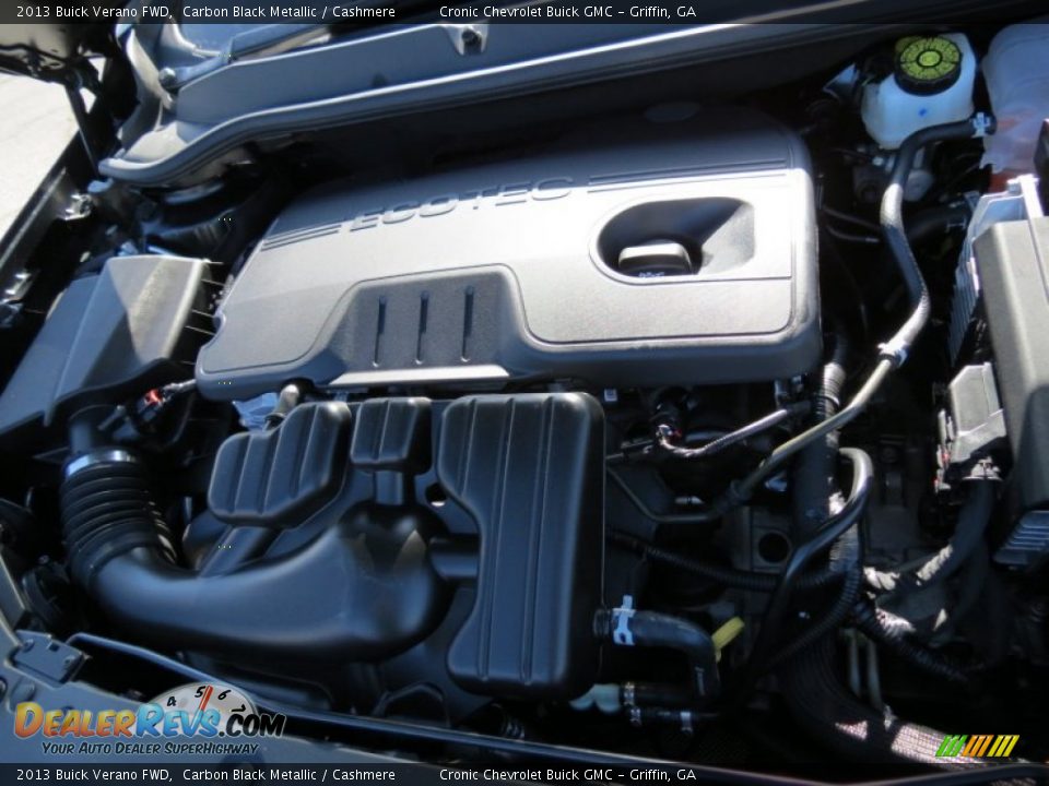2013 Buick Verano FWD Carbon Black Metallic / Cashmere Photo #12
