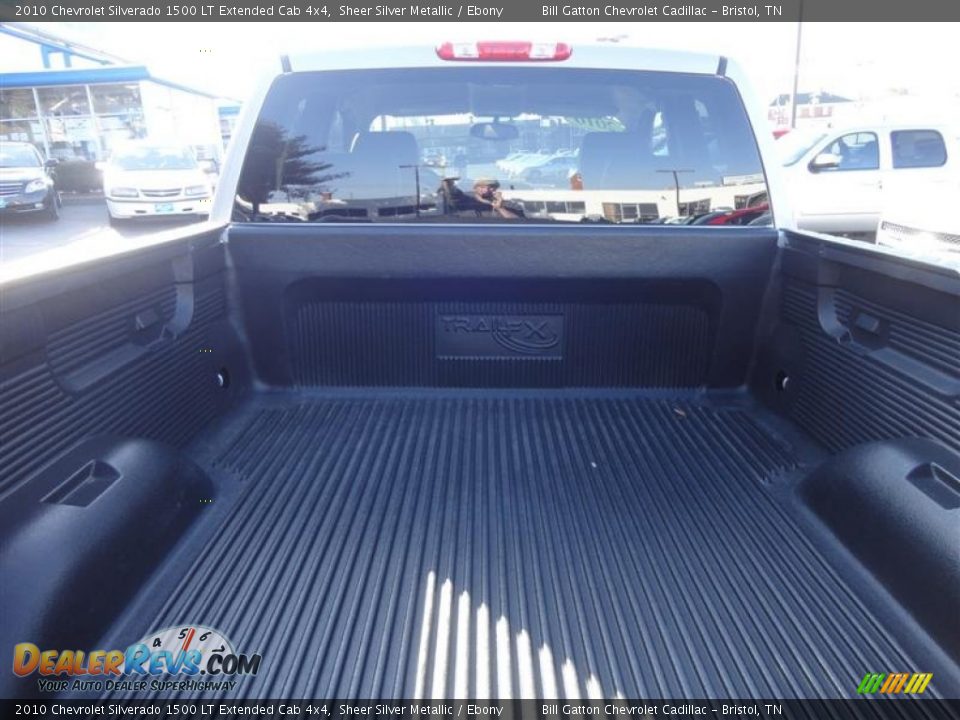 2010 Chevrolet Silverado 1500 LT Extended Cab 4x4 Sheer Silver Metallic / Ebony Photo #7