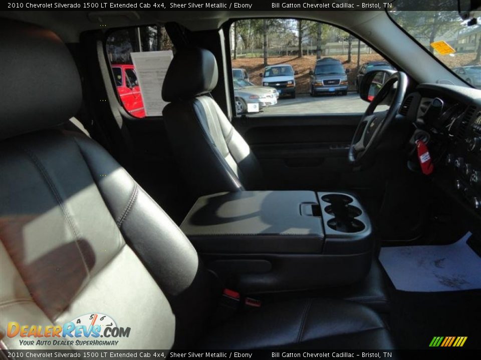 2010 Chevrolet Silverado 1500 LT Extended Cab 4x4 Sheer Silver Metallic / Ebony Photo #8
