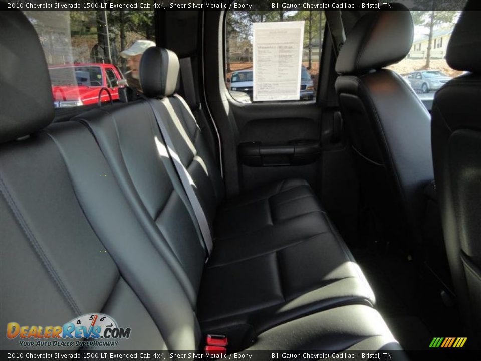 2010 Chevrolet Silverado 1500 LT Extended Cab 4x4 Sheer Silver Metallic / Ebony Photo #9