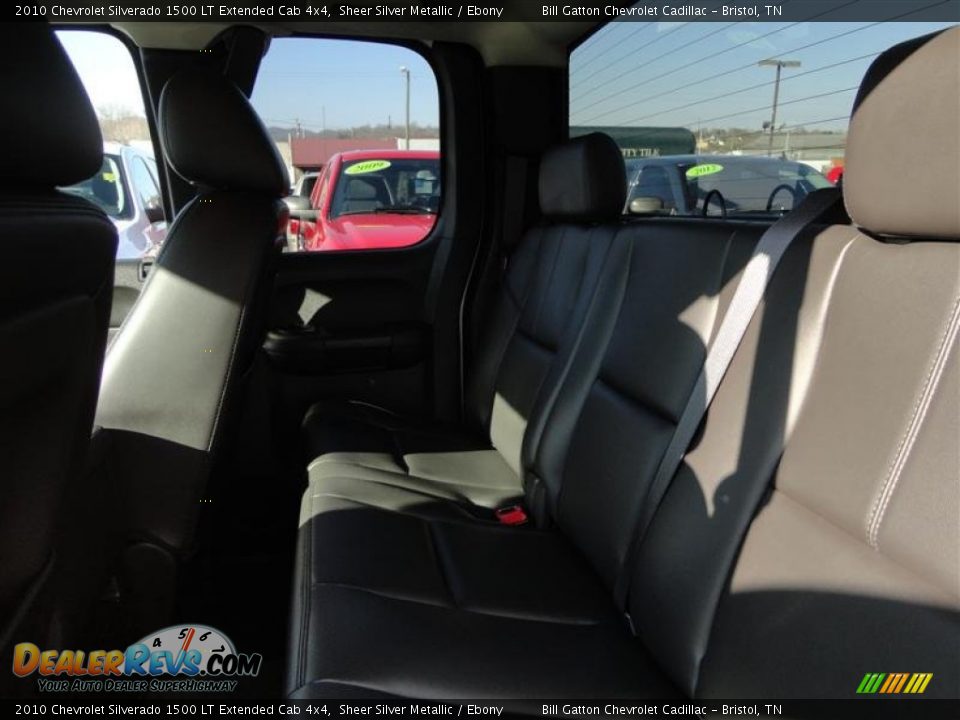 2010 Chevrolet Silverado 1500 LT Extended Cab 4x4 Sheer Silver Metallic / Ebony Photo #10