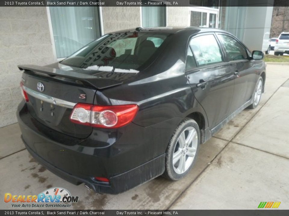 2013 Toyota Corolla S Black Sand Pearl / Dark Charcoal Photo #2