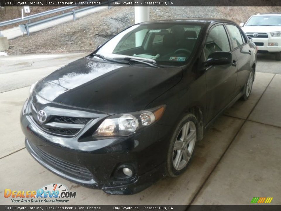 2013 Toyota Corolla S Black Sand Pearl / Dark Charcoal Photo #5