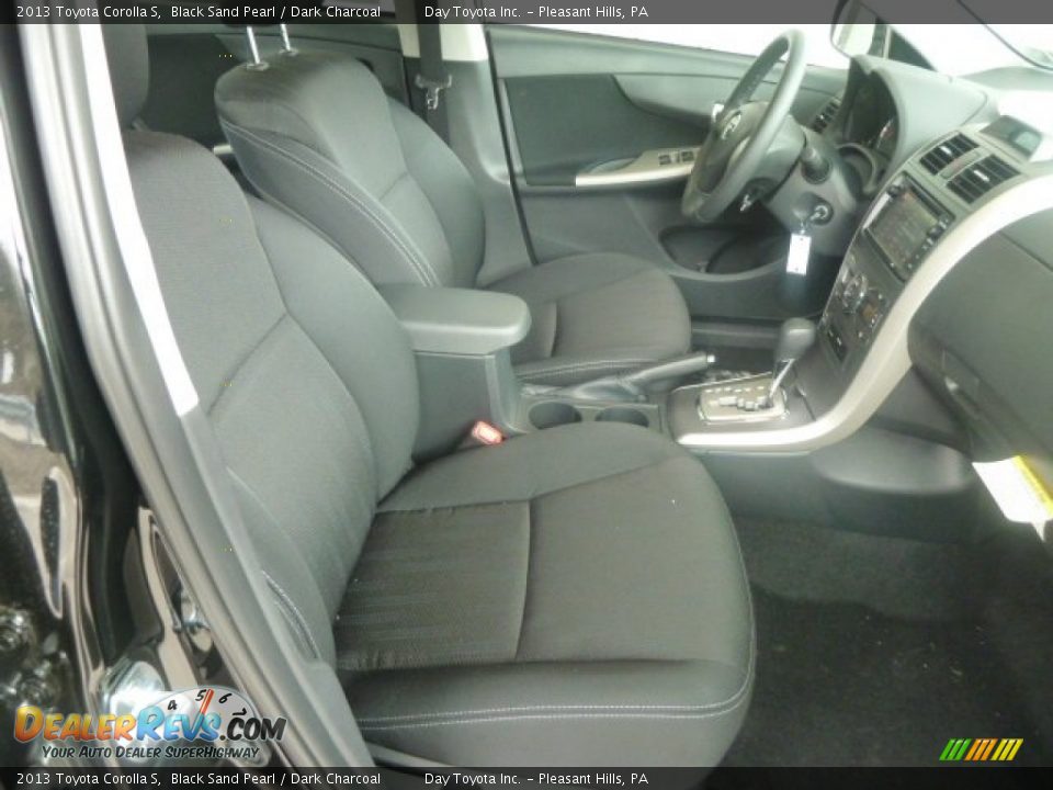 2013 Toyota Corolla S Black Sand Pearl / Dark Charcoal Photo #9