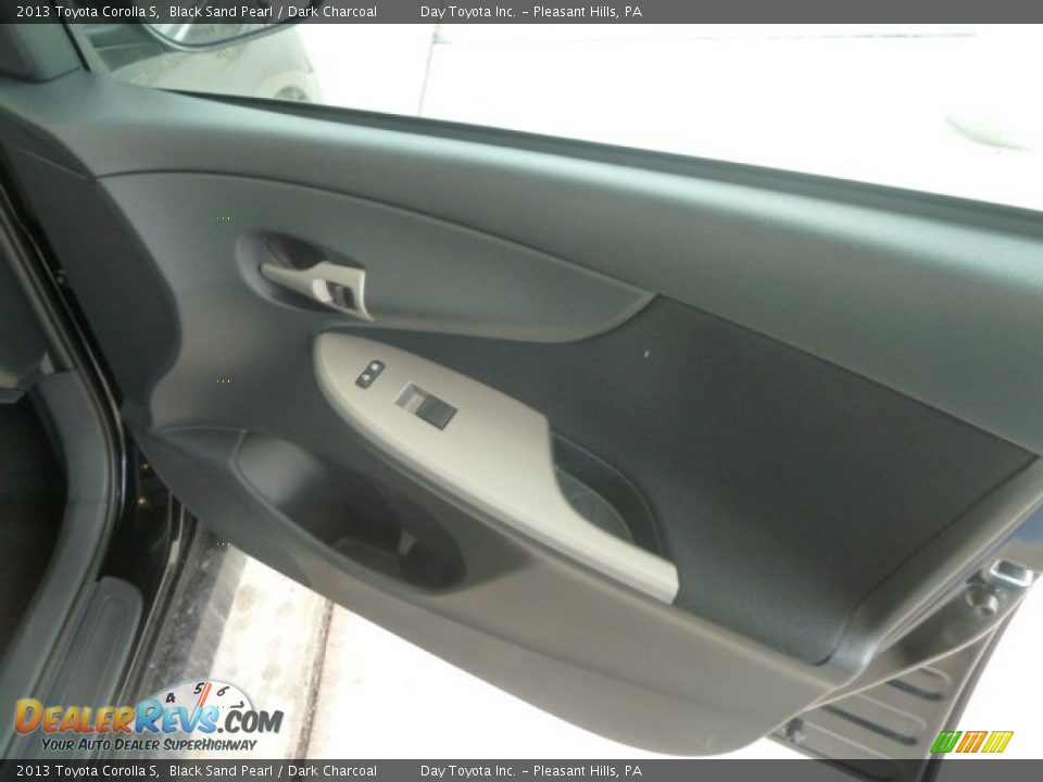 2013 Toyota Corolla S Black Sand Pearl / Dark Charcoal Photo #11