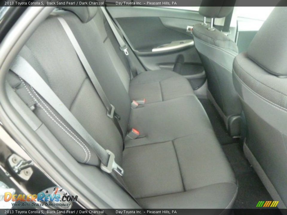 2013 Toyota Corolla S Black Sand Pearl / Dark Charcoal Photo #12