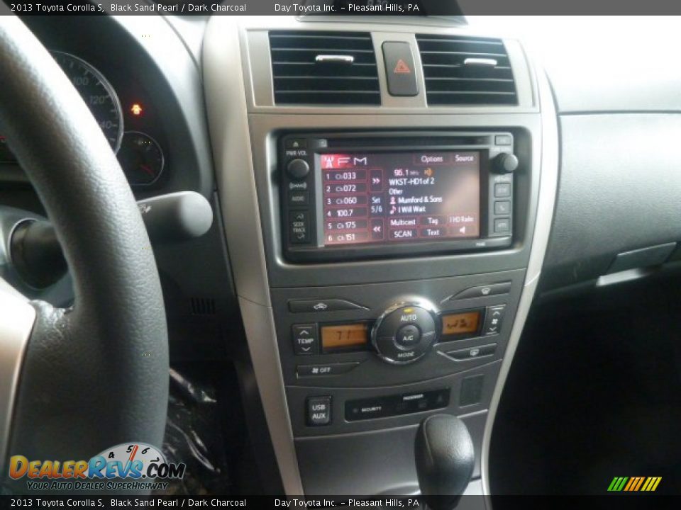 2013 Toyota Corolla S Black Sand Pearl / Dark Charcoal Photo #18