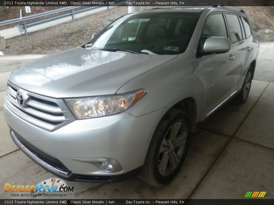 2013 Toyota Highlander Limited 4WD Classic Silver Metallic / Ash Photo #5