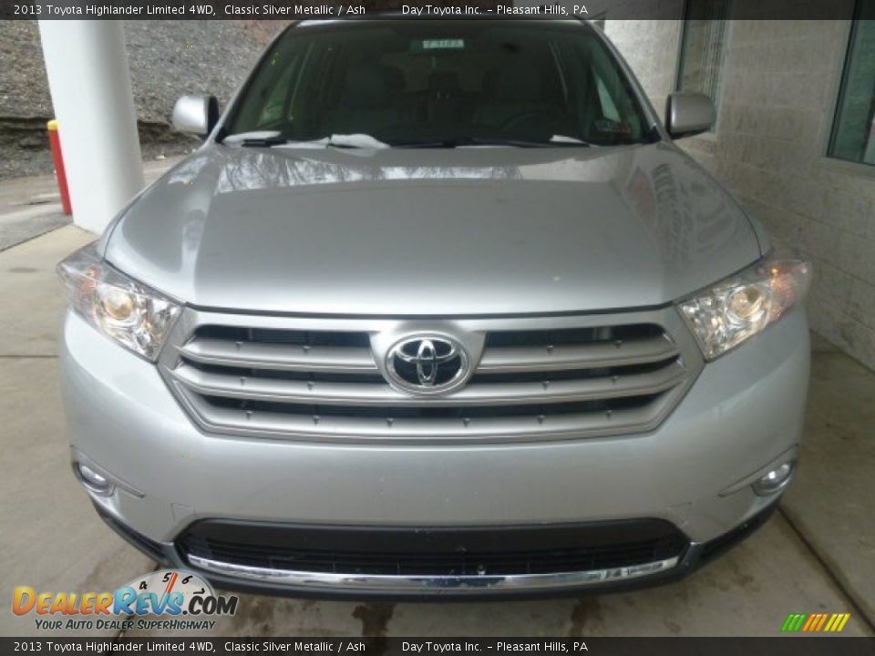 2013 Toyota Highlander Limited 4WD Classic Silver Metallic / Ash Photo #6