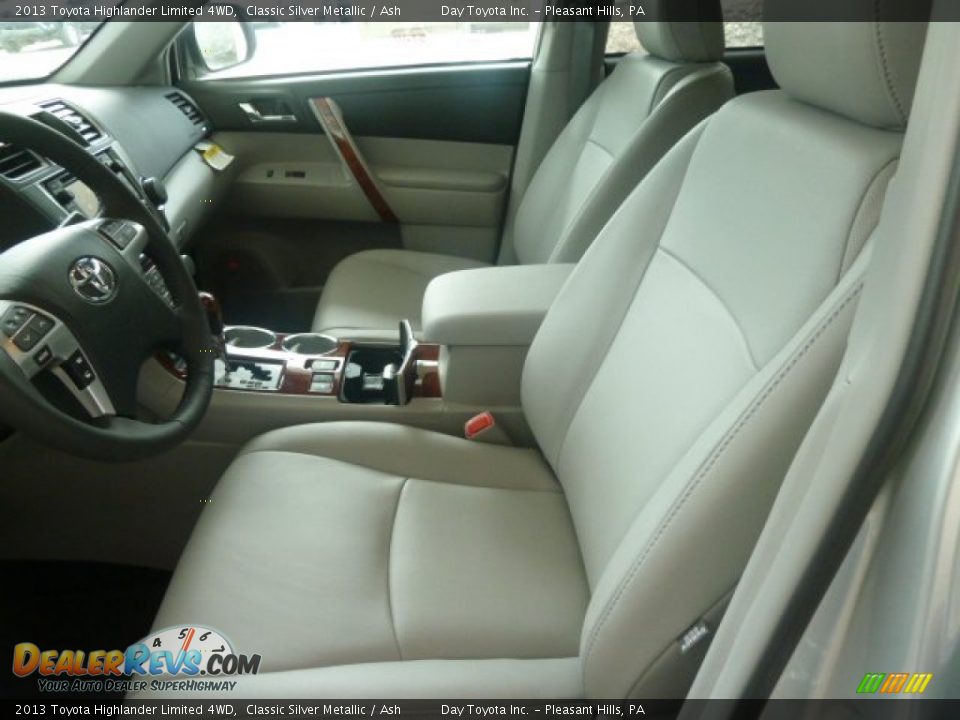 2013 Toyota Highlander Limited 4WD Classic Silver Metallic / Ash Photo #13