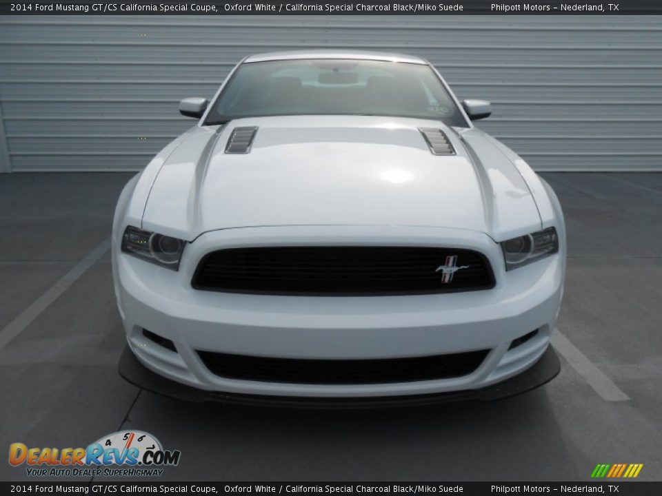 2014 Ford Mustang GT/CS California Special Coupe Oxford White / California Special Charcoal Black/Miko Suede Photo #8